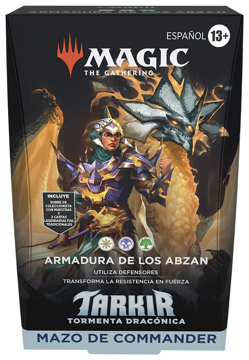 Mazo Commander Tarkir Tormenta Dracónica - Armadura de los Abzan (Inglés)  1