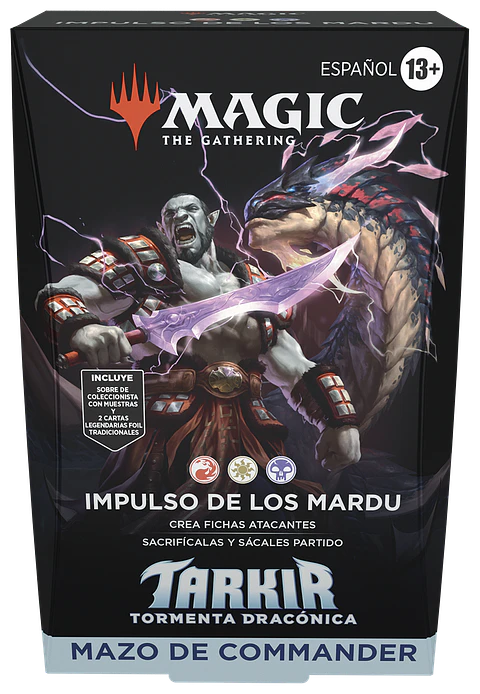 Mazo Commander Tarkir Tormenta Dracónica - Impulso de los Mardu (Inglés) 