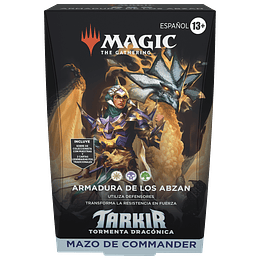 Mazo Commander Tarkir Tormenta Dracónica - Armadura de los Abzan (Español) 