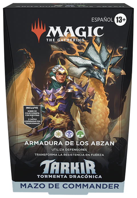 Mazo Commander Tarkir Tormenta Dracónica - Armadura de los Abzan (Español) 