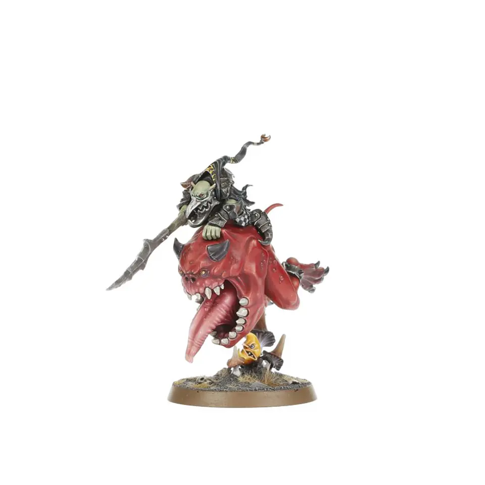 Gloomspite Gitz: Loonboss on Giant Cave Squig  2