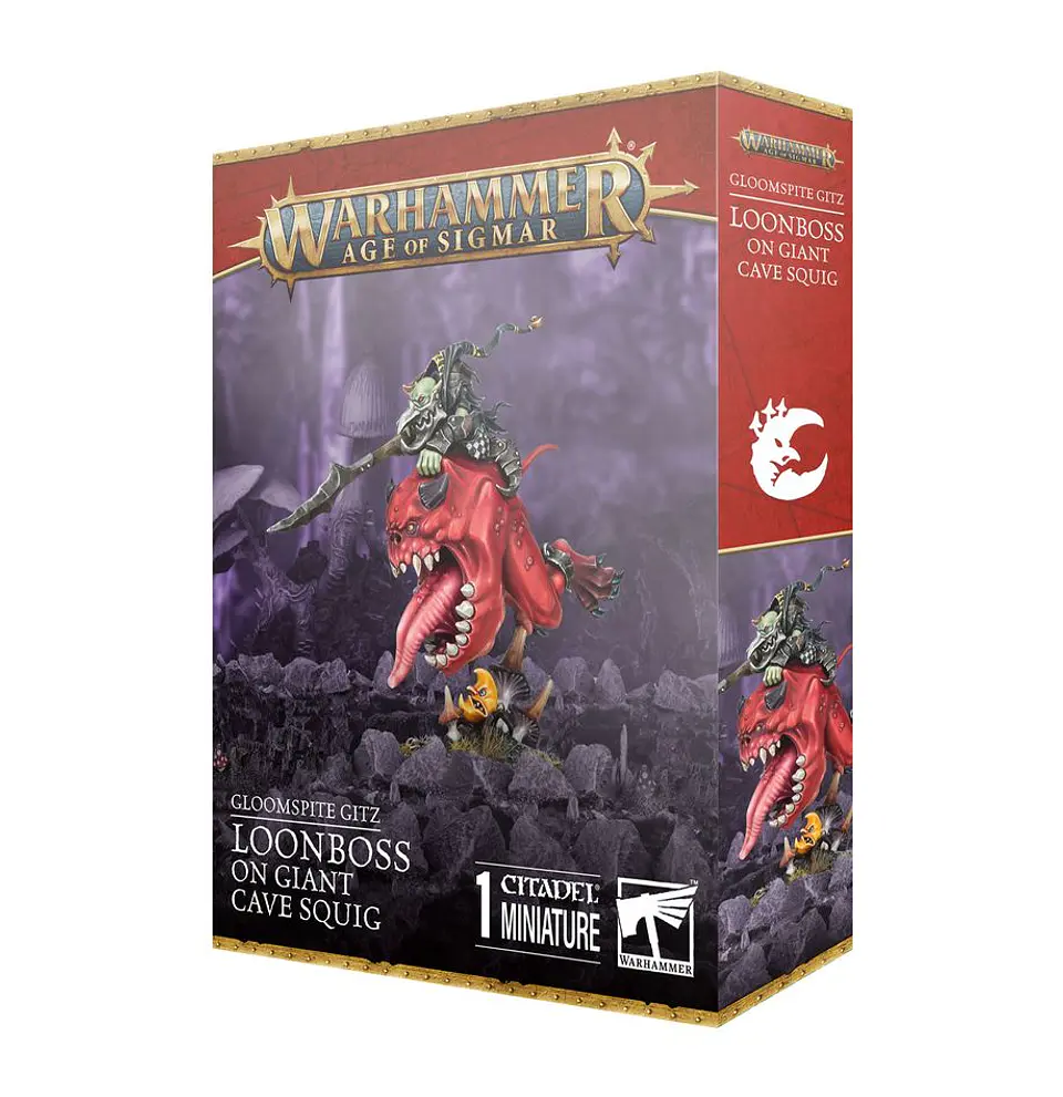 Gloomspite Gitz: Loonboss on Giant Cave Squig  1