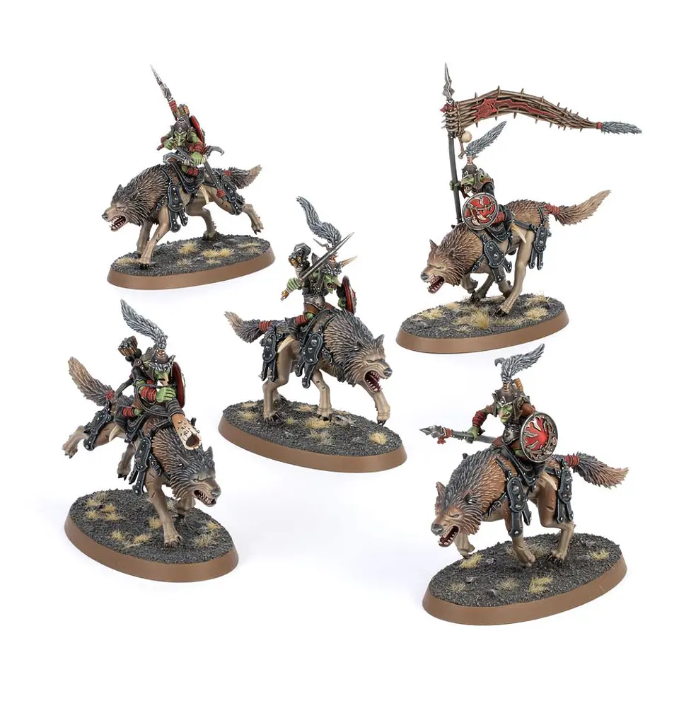 Gloomspite Gitz: Snarlfang Riders  2
