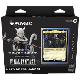 Mazo Commander Final Fantasy - Vástagos y Hechicería (Español) 