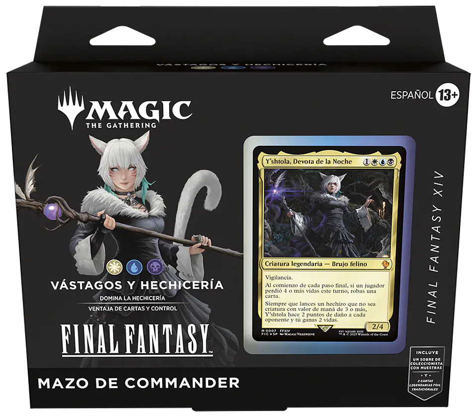 Mazo Commander Final Fantasy - Vástagos y Hechicería (Español)  1