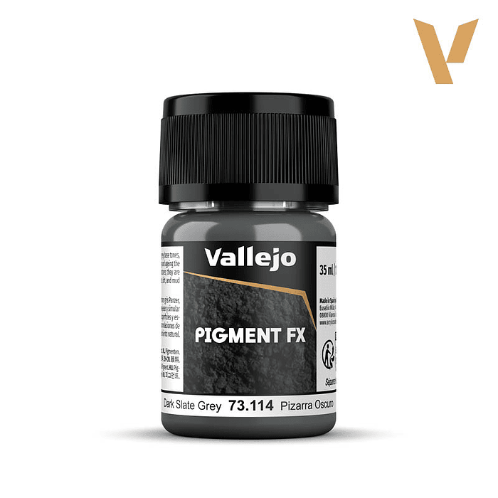 Vallejo Pigments: Dark Slate Grey - Pizarra Oscuro  4