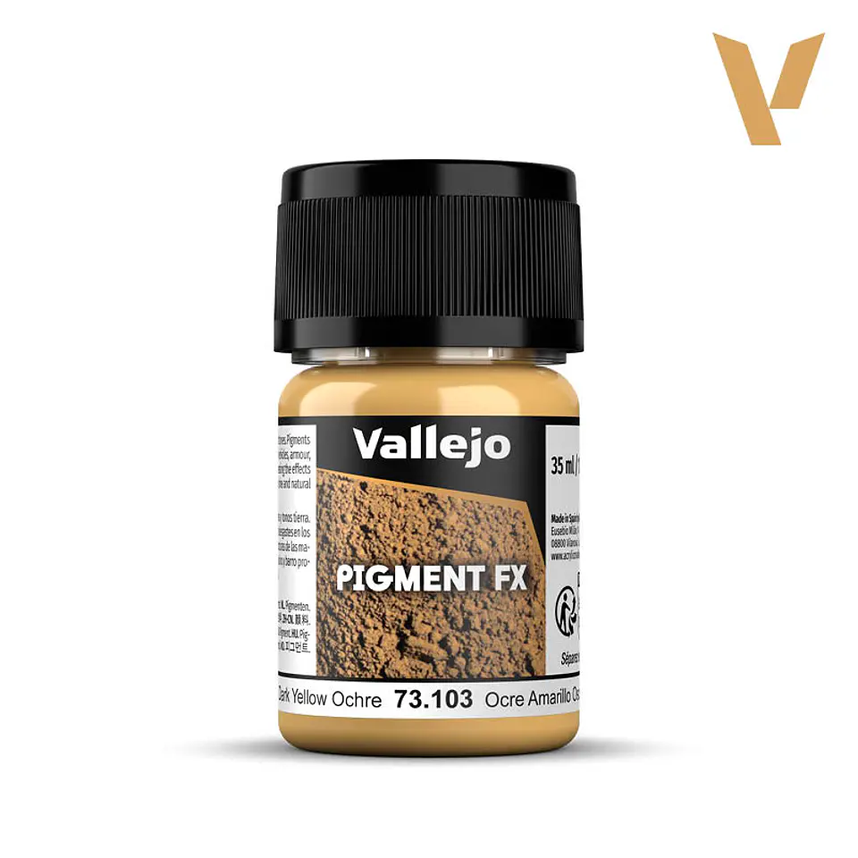Vallejo Pigments: Dark Yellow Ochre - Ocre Amarillo Oscuro  4