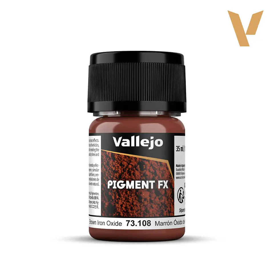 Vallejo Pigments: Brown Iron Oxide - Marrón Óxido Hierro  4