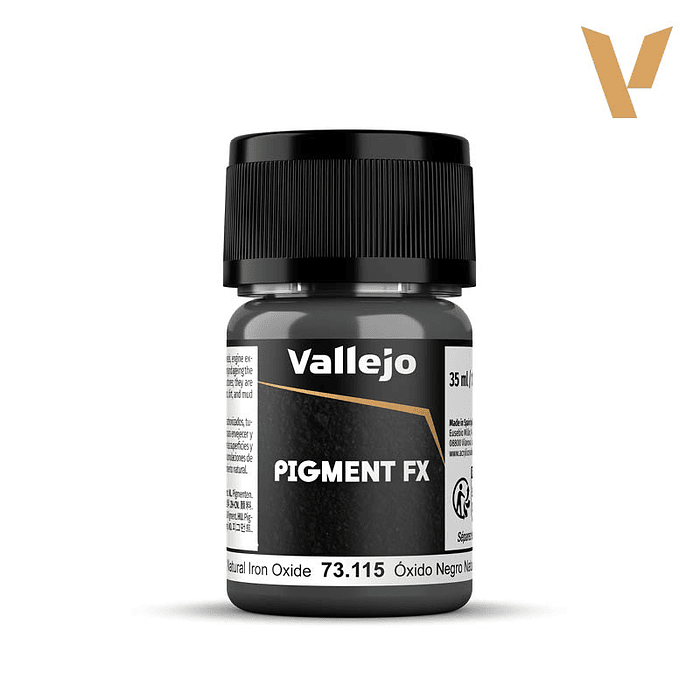 Vallejo Pigments: Natural Iron Oxide - Óxido Negro Natural  4