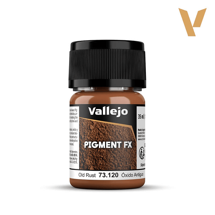 Vallejo Pigments: Old Rust - Óxido Antiguo  4