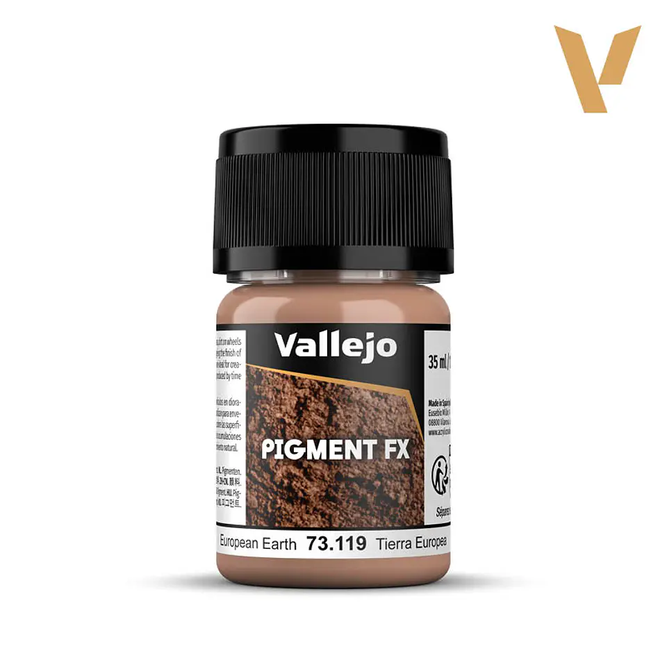 Vallejo Pigments: European Earth - Tierra Europea  4