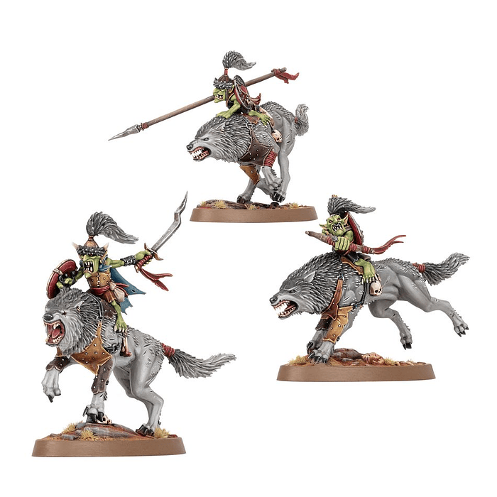 Gloomspite Gitz: Snarlboss and Wolfgit Retinue  2