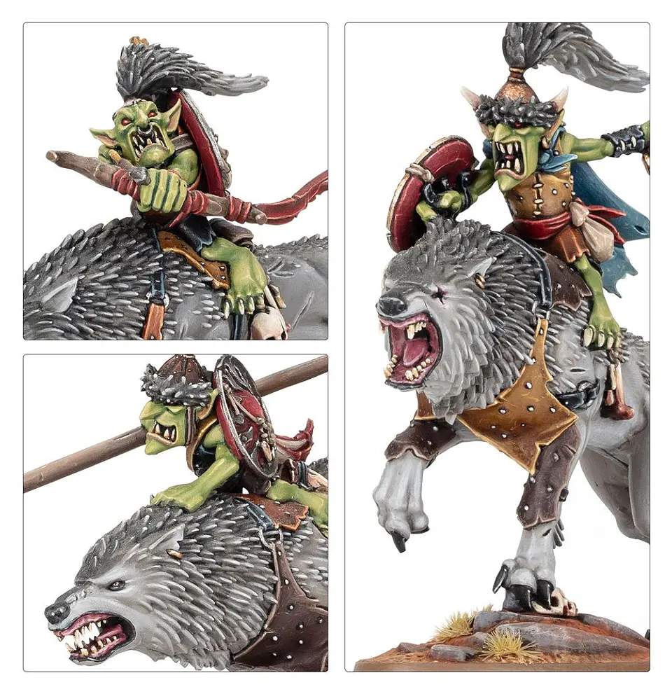Gloomspite Gitz: Snarlboss and Wolfgit Retinue  3