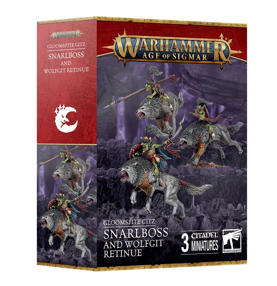Gloomspite Gitz: Snarlboss and Wolfgit Retinue  1