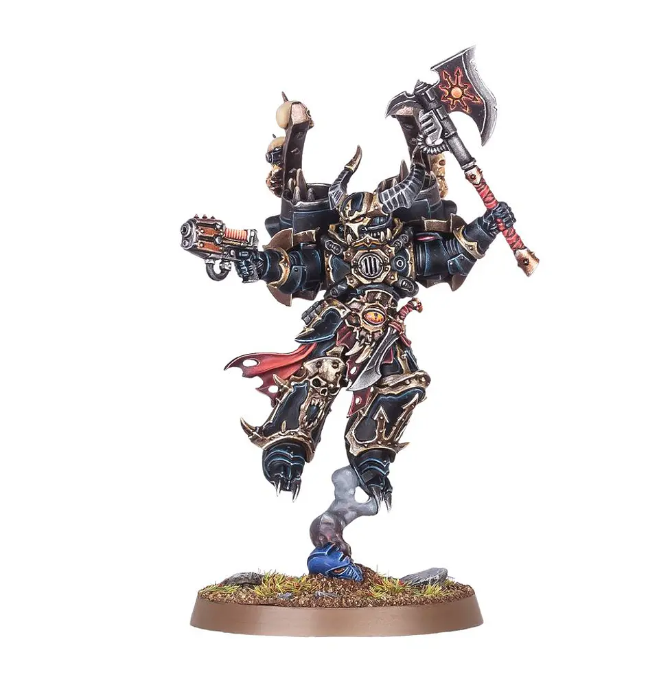 Chaos Space Marines: Chaos Lord with Jump Pack  2