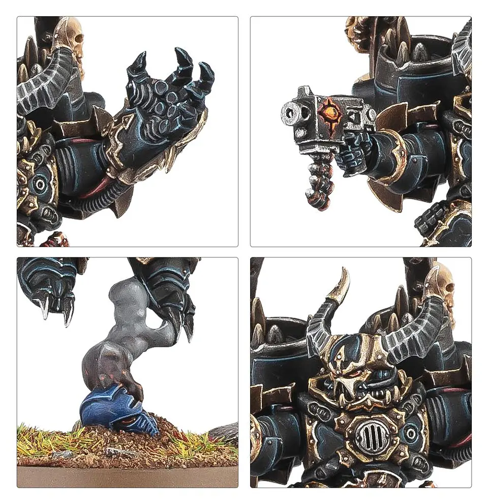 Chaos Space Marines: Chaos Lord with Jump Pack  4