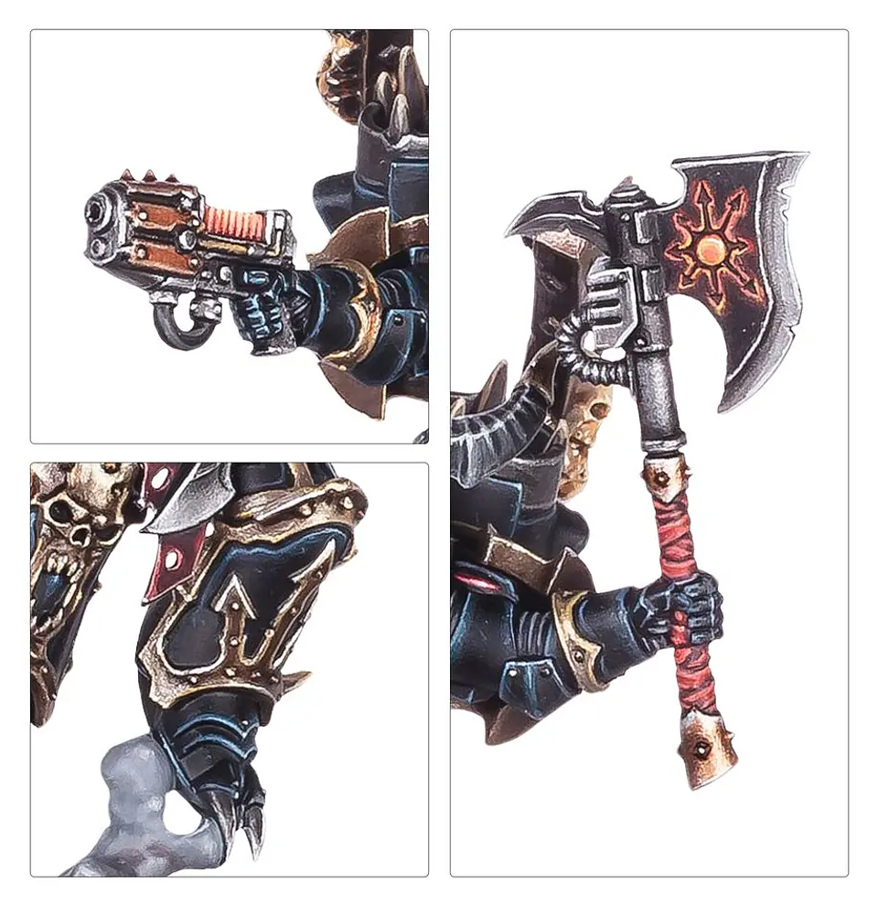 Chaos Space Marines: Chaos Lord with Jump Pack  6