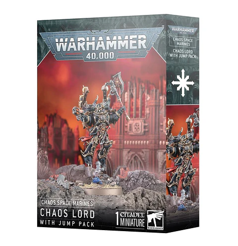Chaos Space Marines: Chaos Lord with Jump Pack 