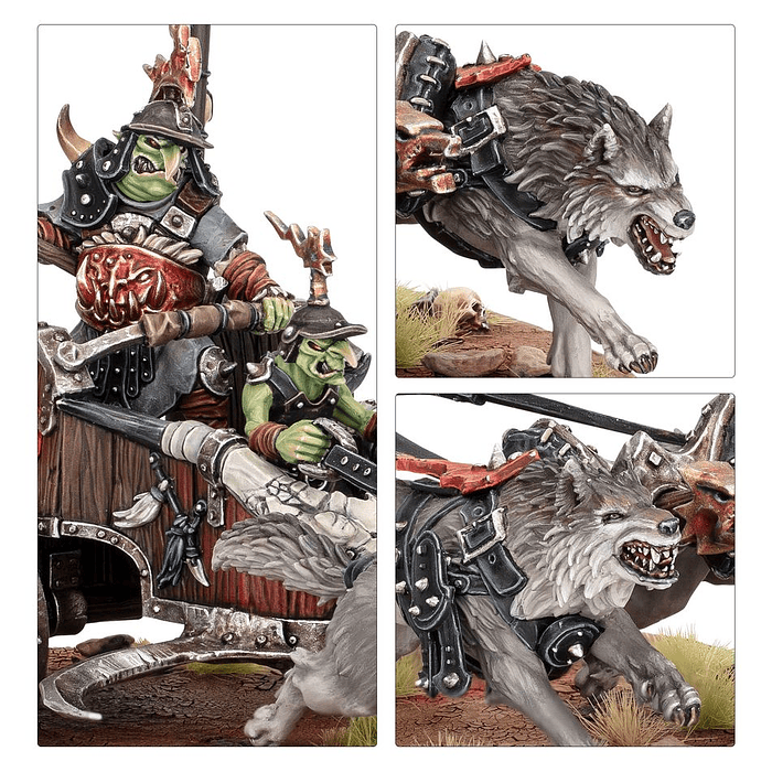 Gloomspite Gitz: Snarlboss on War-Wheela  3