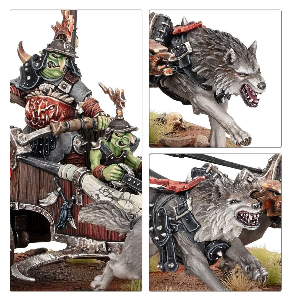 Gloomspite Gitz: Snarlboss on War-Wheela  3