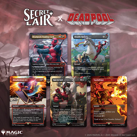 Secret Lair x Marvel: Deadpool (No Foil) 