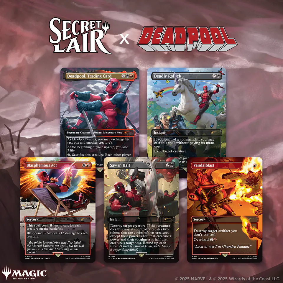Secret Lair x Marvel: Deadpool (No Foil)  1