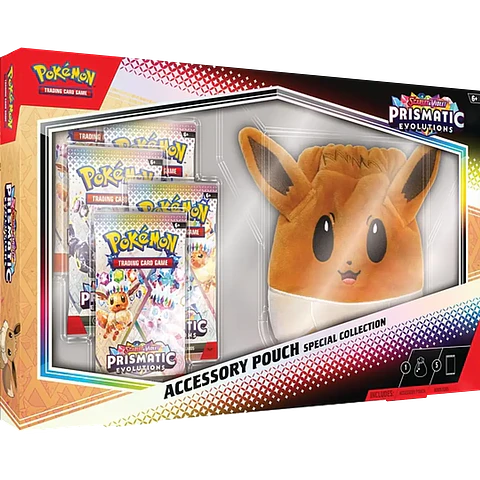 Pokemon Scarlet & Violet: Prismatic Evolutions - Accessory Pouch (Español) 