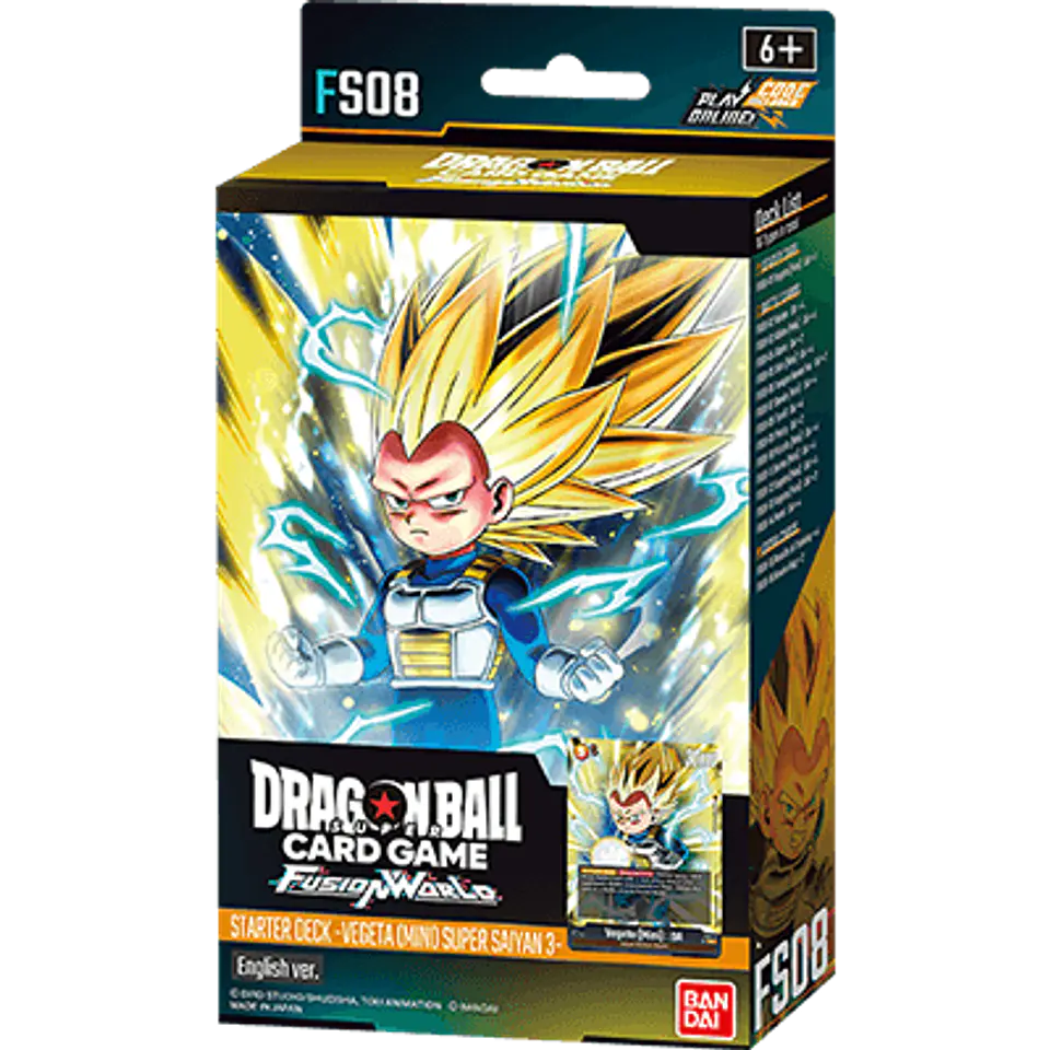 Mazo Starter FS08 Dragon Ball Super Fusion World - Vegeta (mini) Super Saiyan 3  1
