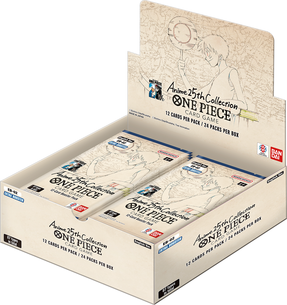 【新品】ONE PIECE Anime 25th Collection 2BOX Caja de Sobres One Piece: Anime 25th Collection (EB-02)
