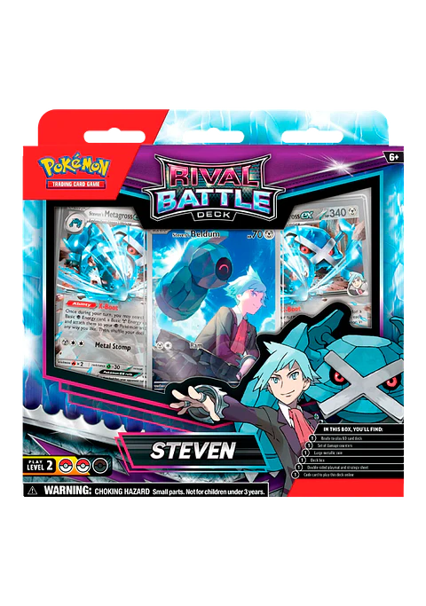 Pokémon TCG - Baraja Combate de Rivales: Steven 