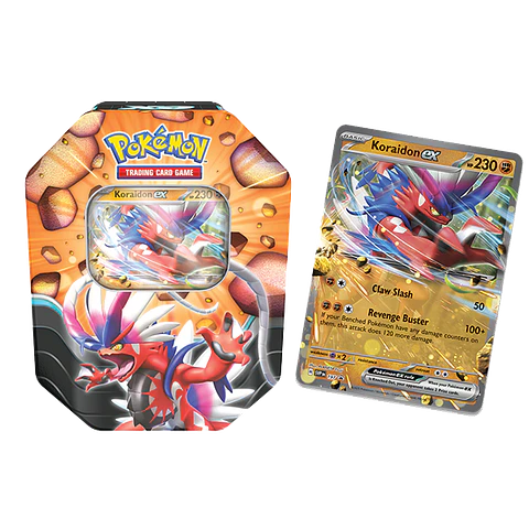 Pokémon TCG - Slashing Legends Tin: Koraidon Ex (Español) 