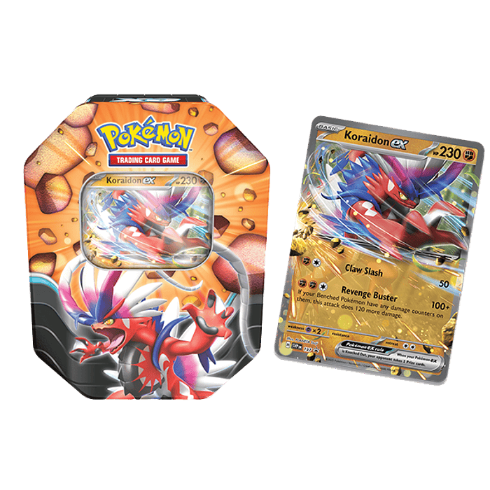 Pokémon TCG - Slashing Legends Tin: Koraidon Ex (Español)  1