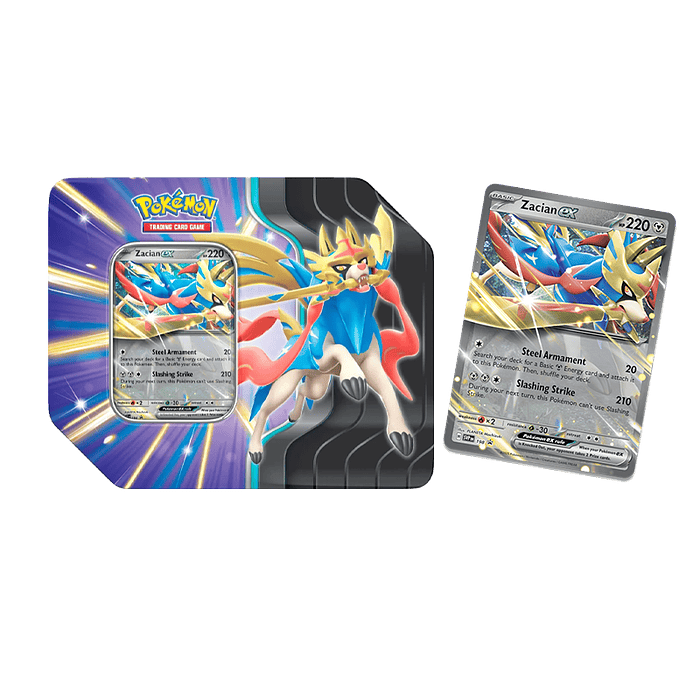 Pokémon TCG - Slashing Legends Tin: Zacian Ex 