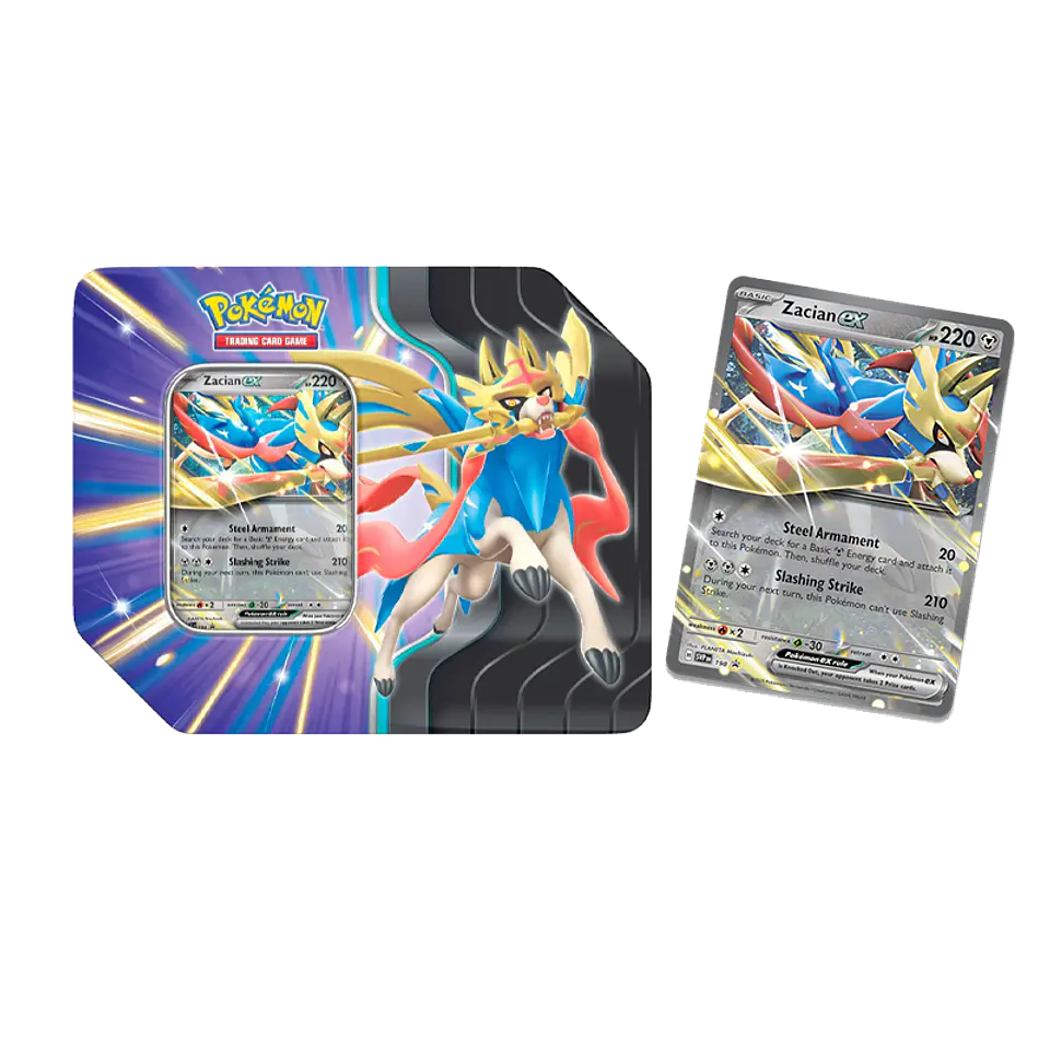 Pokémon TCG - Slashing Legends Tin: Zacian Ex  1