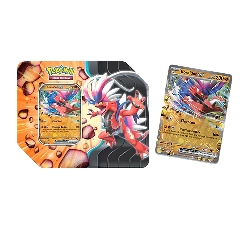 Pokémon TCG - Slashing Legends Tin: Koraidon Ex 