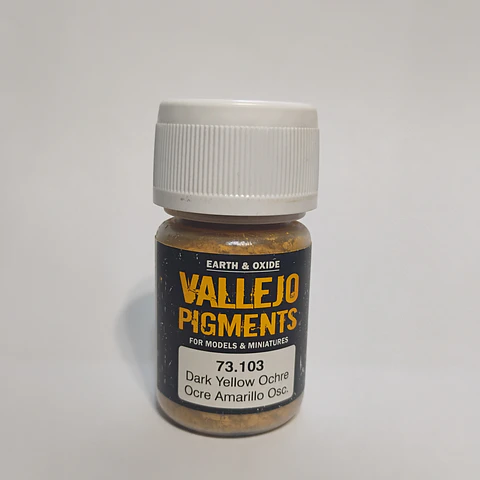 Vallejo Pigments: Dark Yellow Ochre - Ocre Amarillo Oscuro 