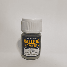 Vallejo Pigments: Faded Olive Green - Varde Oliva Desgtdo. 