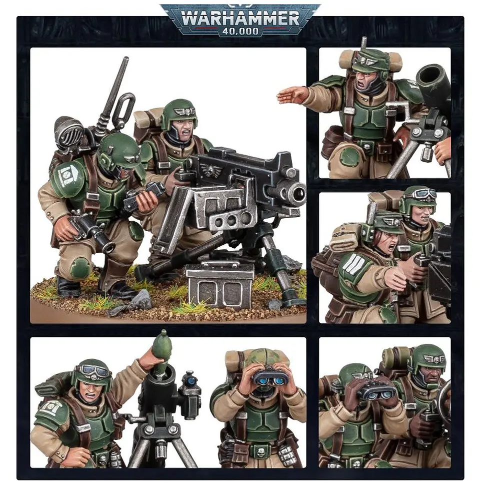 Astra Militarum: Cadian Heavy Weapon Squad 4