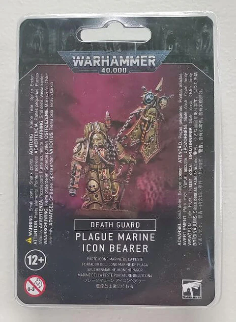 Death Guard: Plague Marine Icon Bearer