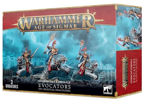 Stormcast Eternals: Evocators on Celestial Dracolines - Evocadores en Dracolines Celestiales