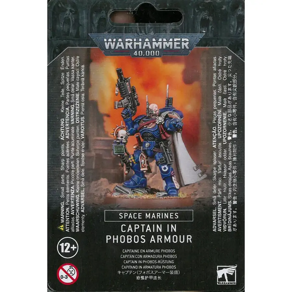Space Marines: Captain in Phobos Armour - Capitán en armadura Phobos 1