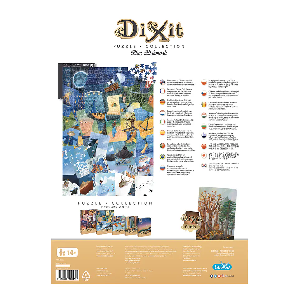 Puzzle Dixit 1000 piezas: Blue Mishmash  4
