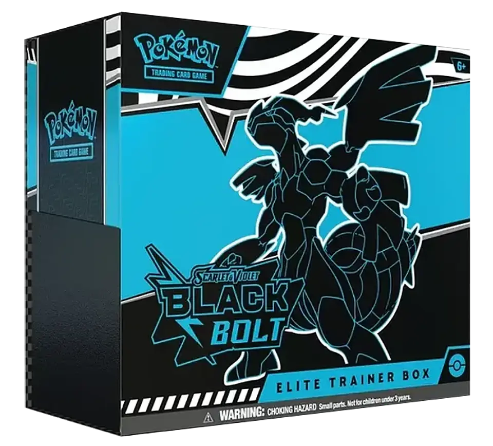 Scarlet & Violet - Black Bolt - Elite Trainer Box (Inglés)  1