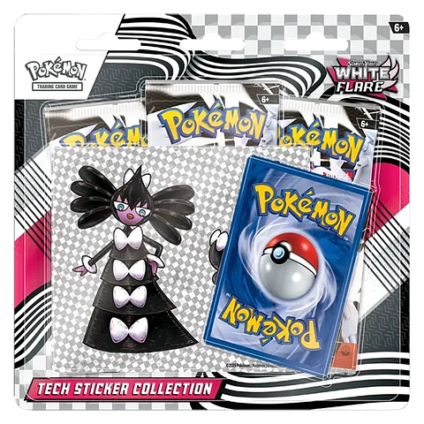 Scarlet & Violet - White Flare - Tech Sticker Collection (Español) 
