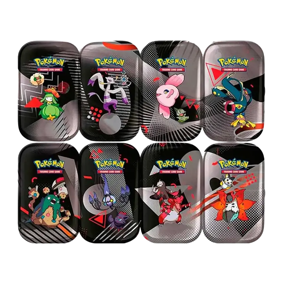 Scarlet & Violet - Black Bolt/White Flare - Unova Mini Tin (Inglés)  1
