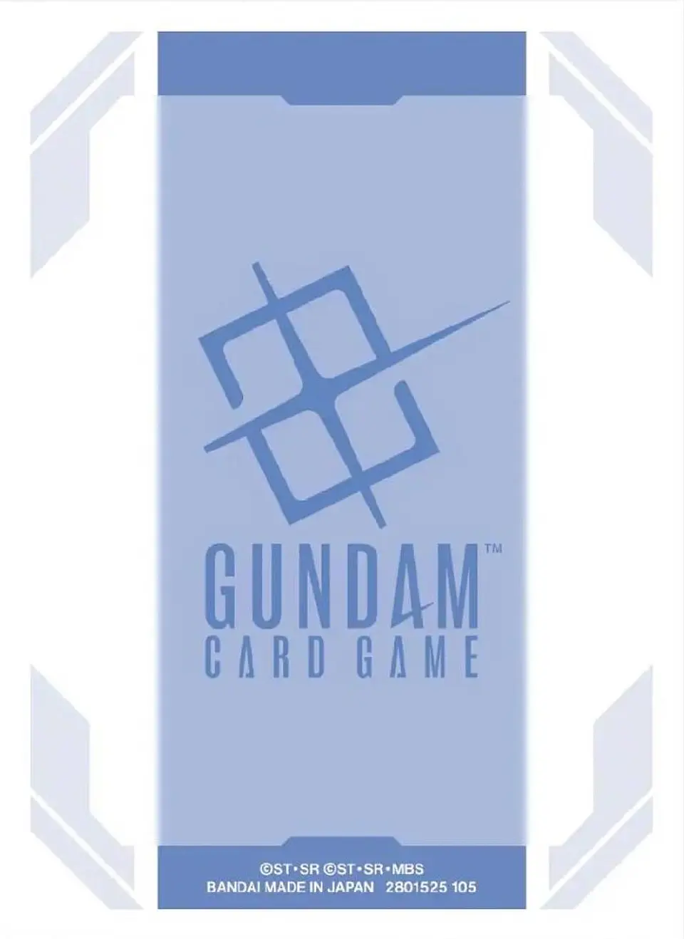 Gundam Card Game: Official Card Sleeve 01 - Gundam Card Game Logo  1