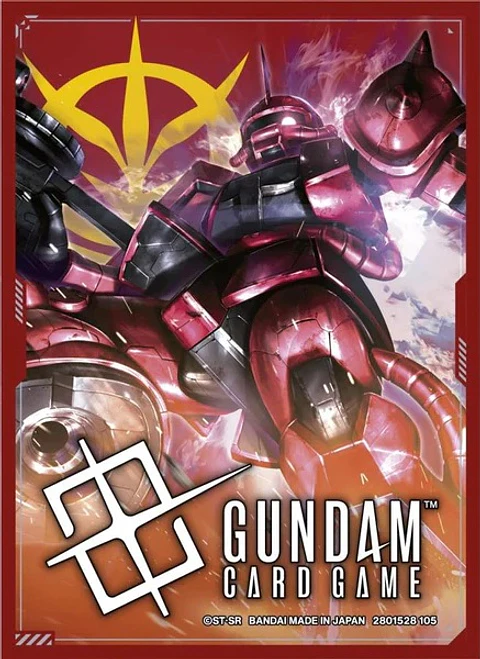 Gundam Card Game: Official Card Sleeve 01 - Char's Zaku II / Zeon 