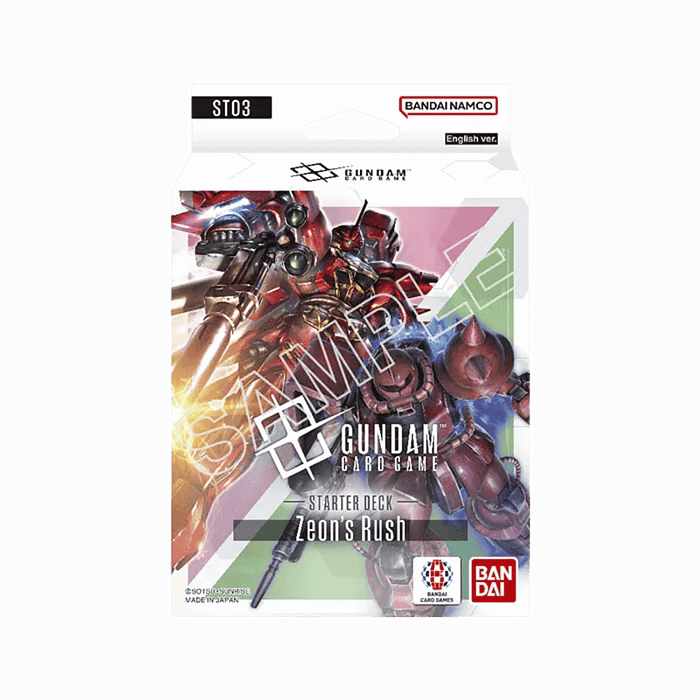 Gundam Card Game: Zeon's Rush - Starter Deck [ST03] 