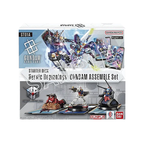 Gundam Card Game: Heroic Beginnings - Starter Deck Assemble Set [ST01A] 