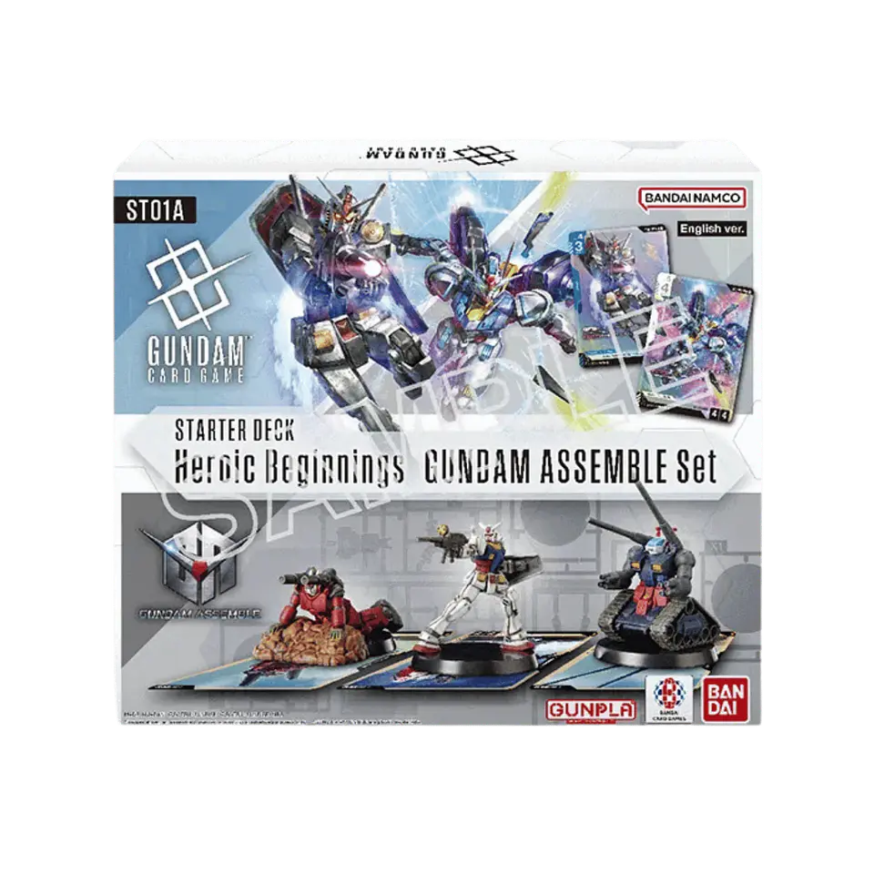 Gundam Card Game: Heroic Beginnings - Starter Deck Assemble Set [ST01A]  1